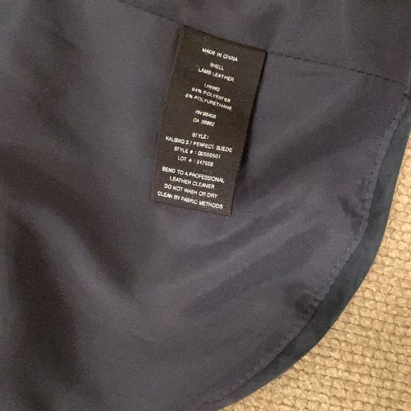 Theory Kalsing S lamb leather sleeveless top - Picture 8 of 15